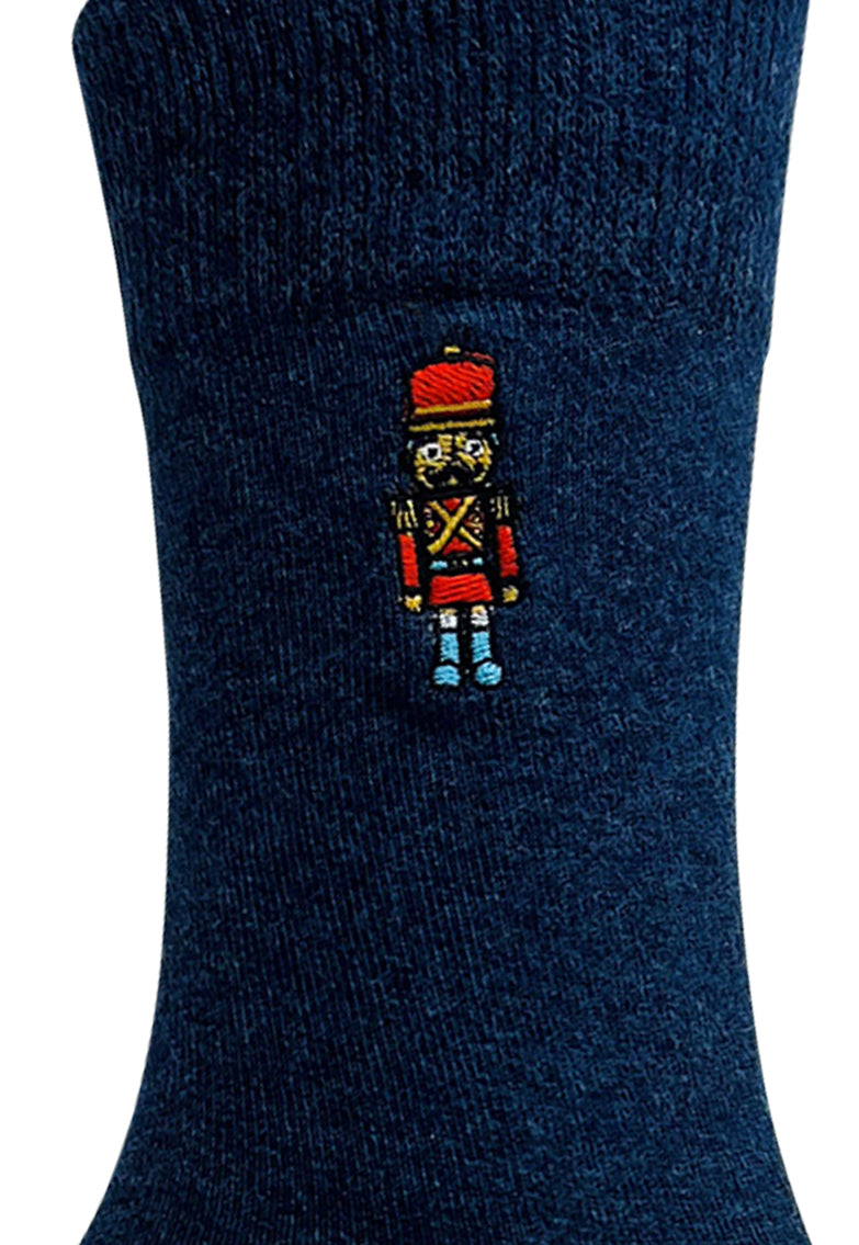 Nutcracker embroidered Men's and Women's dress socks Nutcracker embroidered Men's and Women's dress socks