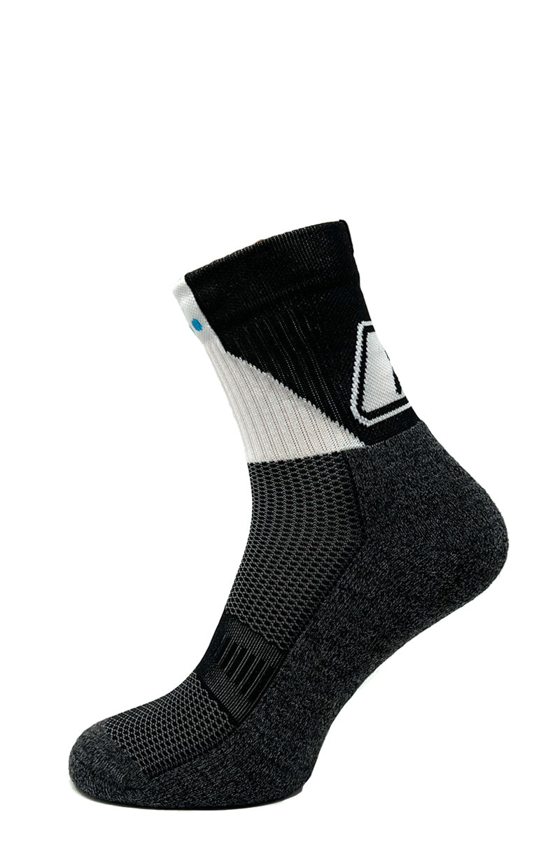 Exceptio Sport Intermediate Cycling Socks - White/Black