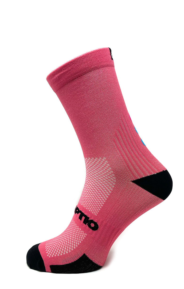 Exceptio Sport Road Pro Cycling Socks - Pink