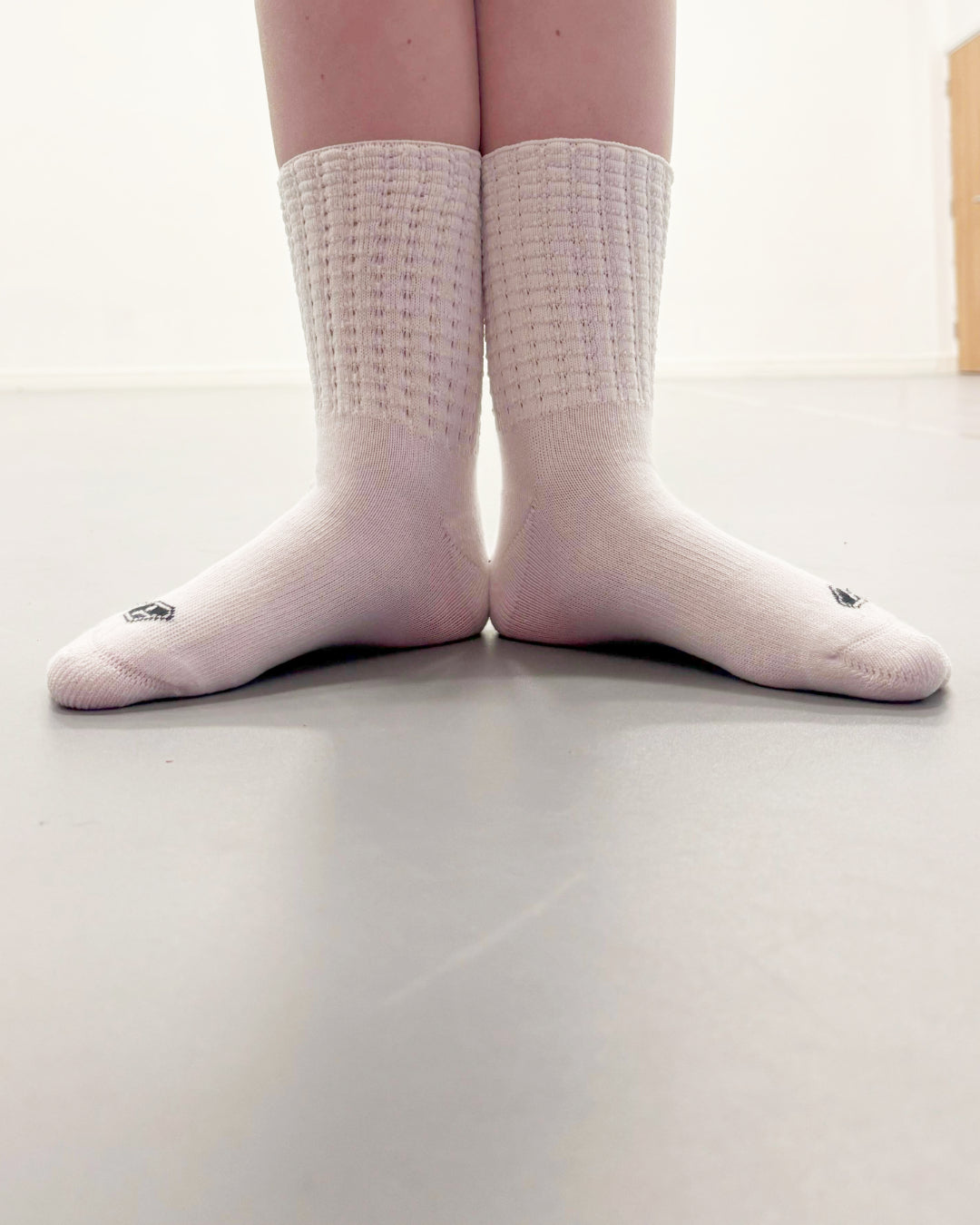 Premium Irish Dance 'Poodle' Sock-Optic White