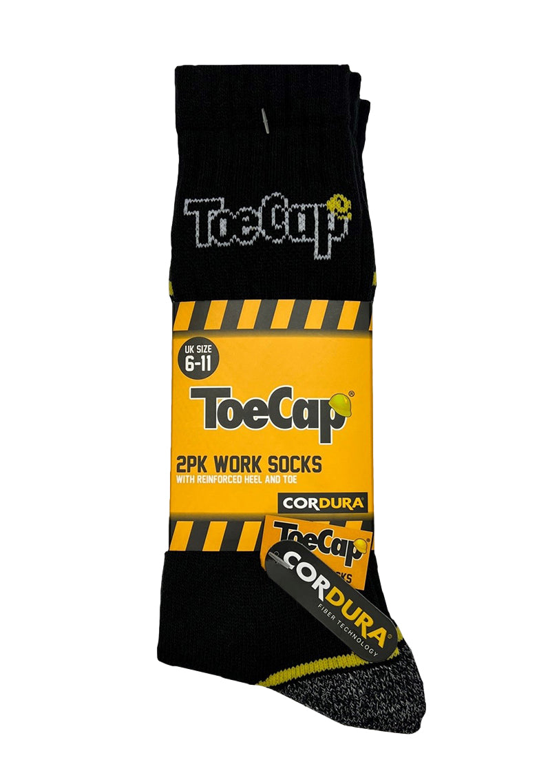 2 Pairs ToeCap® With Cordura® And Reinforced Toe And Heel