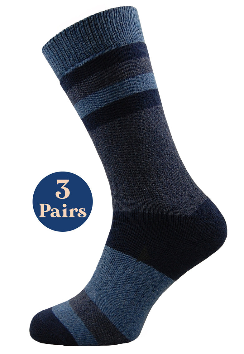 3 Pairs Exceptio Sport Rambler Denim Assorted