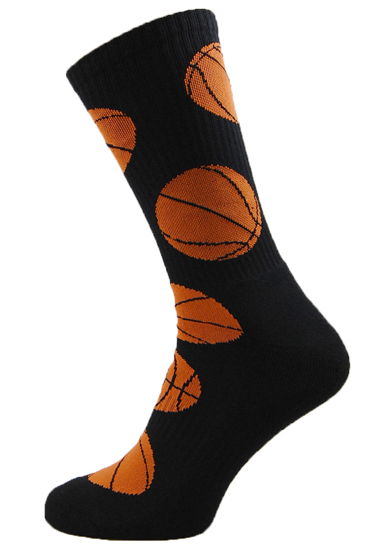 Sole Happy! Basketball Upcycled Crew Socks