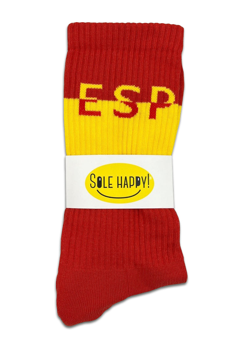 Sole Happy! Espana/Spanish Crew Socks