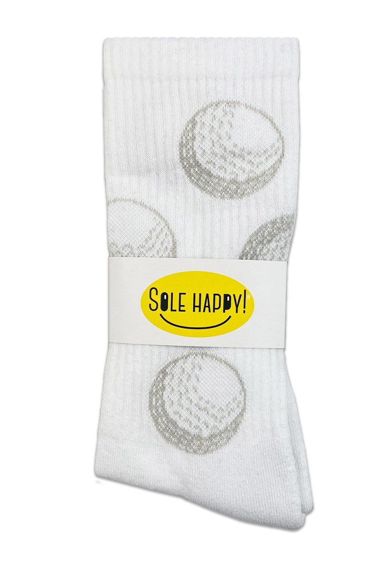 Sole Happy! Golf Upcycled Crew Socks