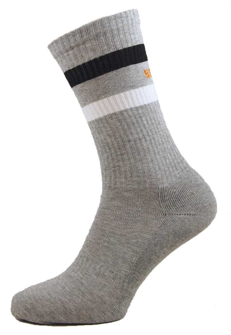 Personalised Fashion Crew Socks Grey