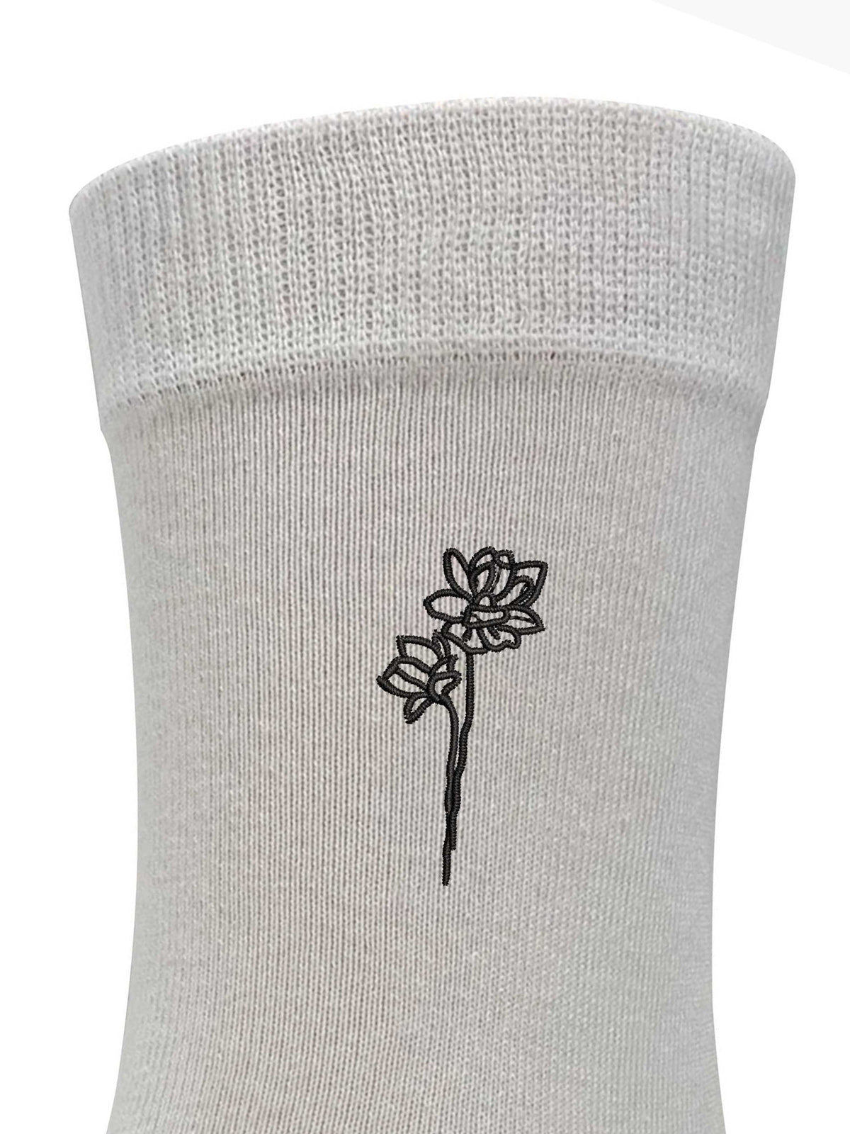 Line (Flower) Embroidered Men's and Women's dress socks Line (Flower) Embroidered Men's and Women's dress socks