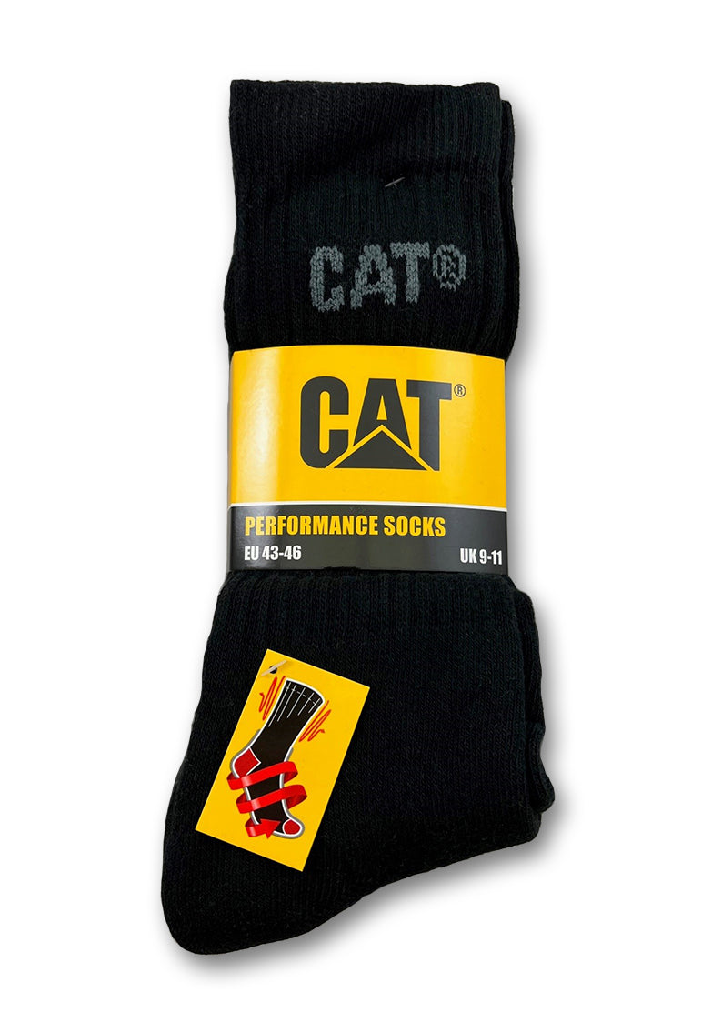 5 Pairs Caterpillar Performance Socks Black