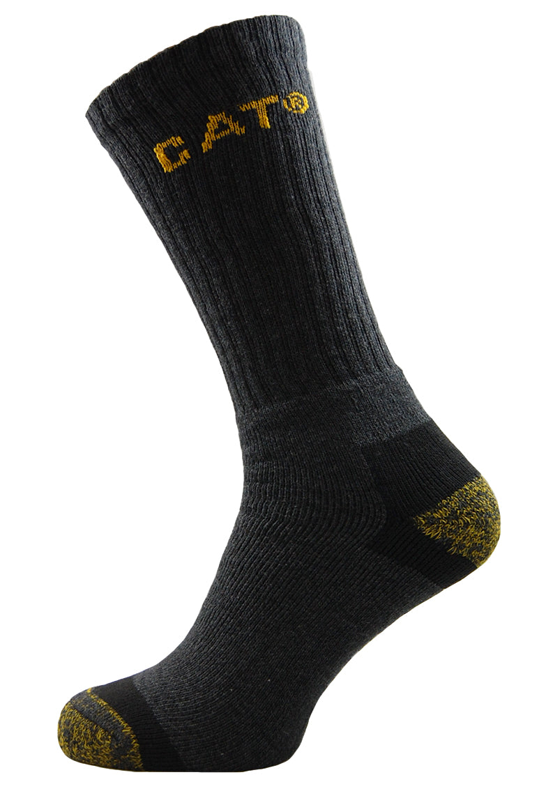 4 Pairs Caterpillar Premium Socks Charcoal