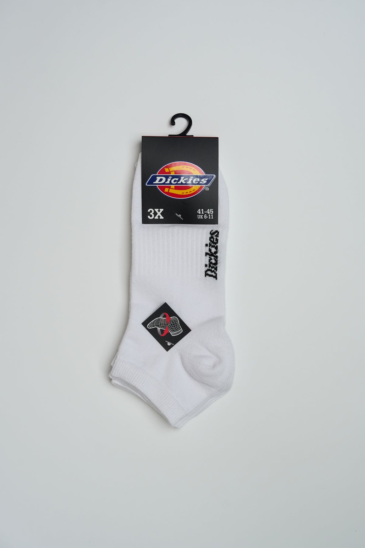 Dickies Trainer Socks (3 Pack) | Cotton Low Cut Sports Socks UK 6–11