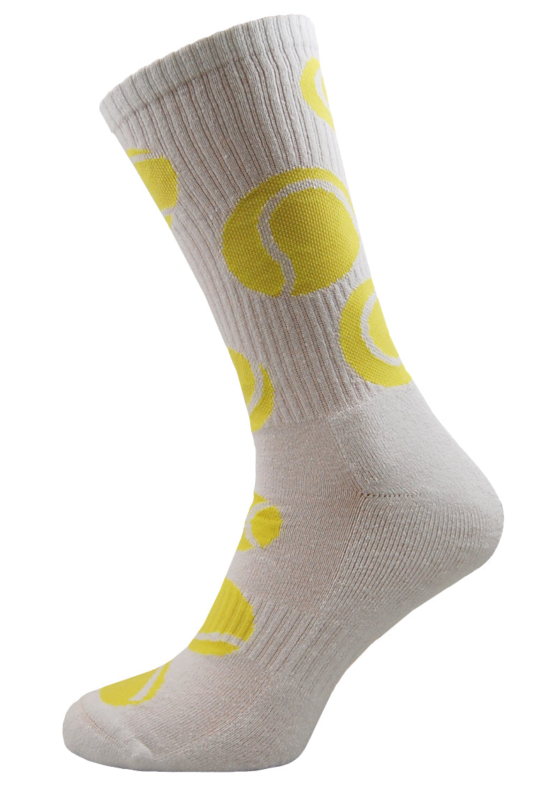 Sole Happy! Tennis Upcycled Crew Socks