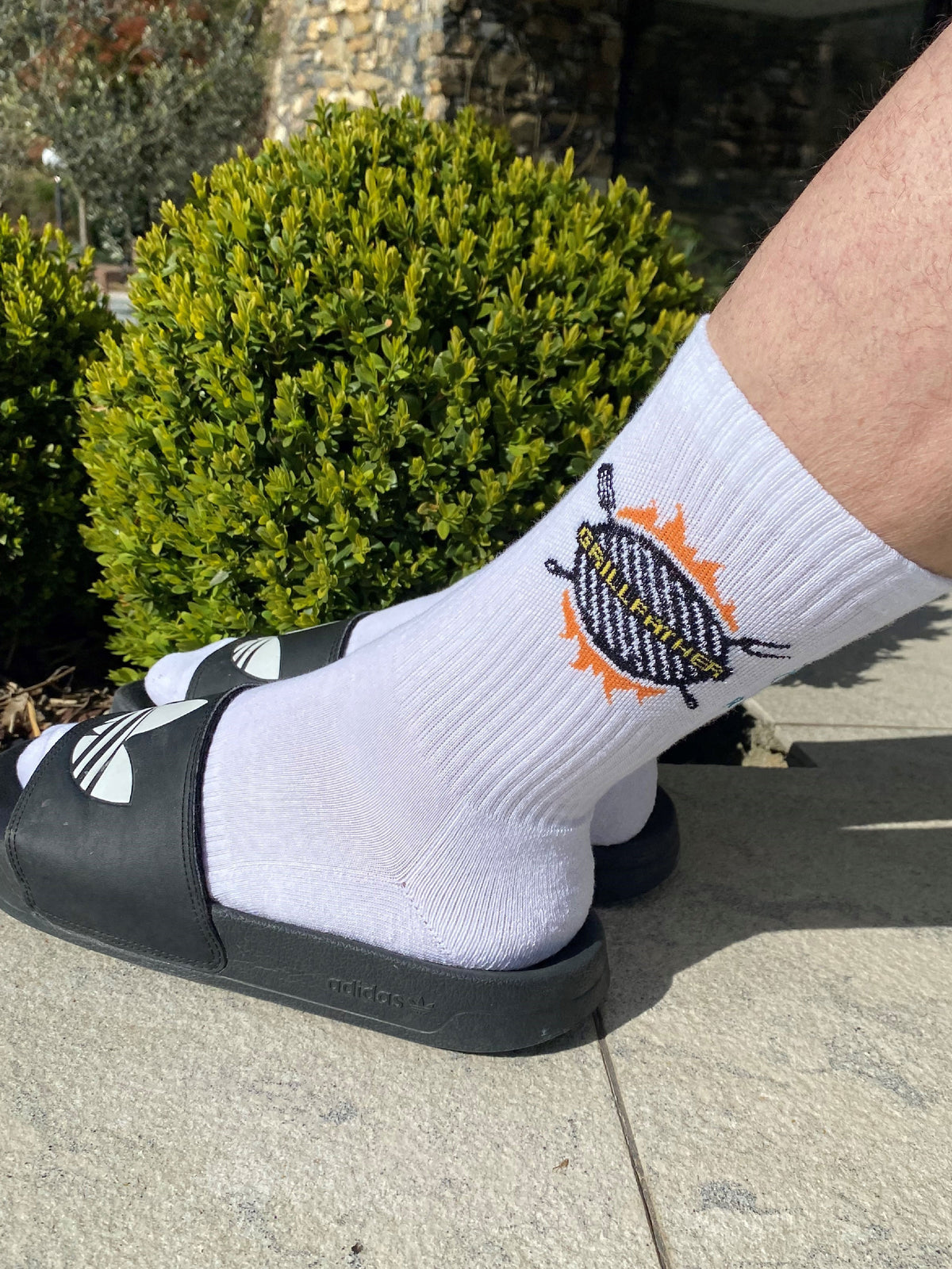 Sole Happy! Grillfather Upcycled Crew Socks