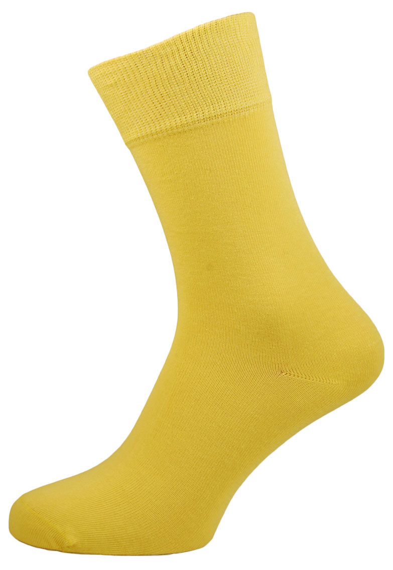 Buy Me Plain: Blazing Yellow - socksupermarket