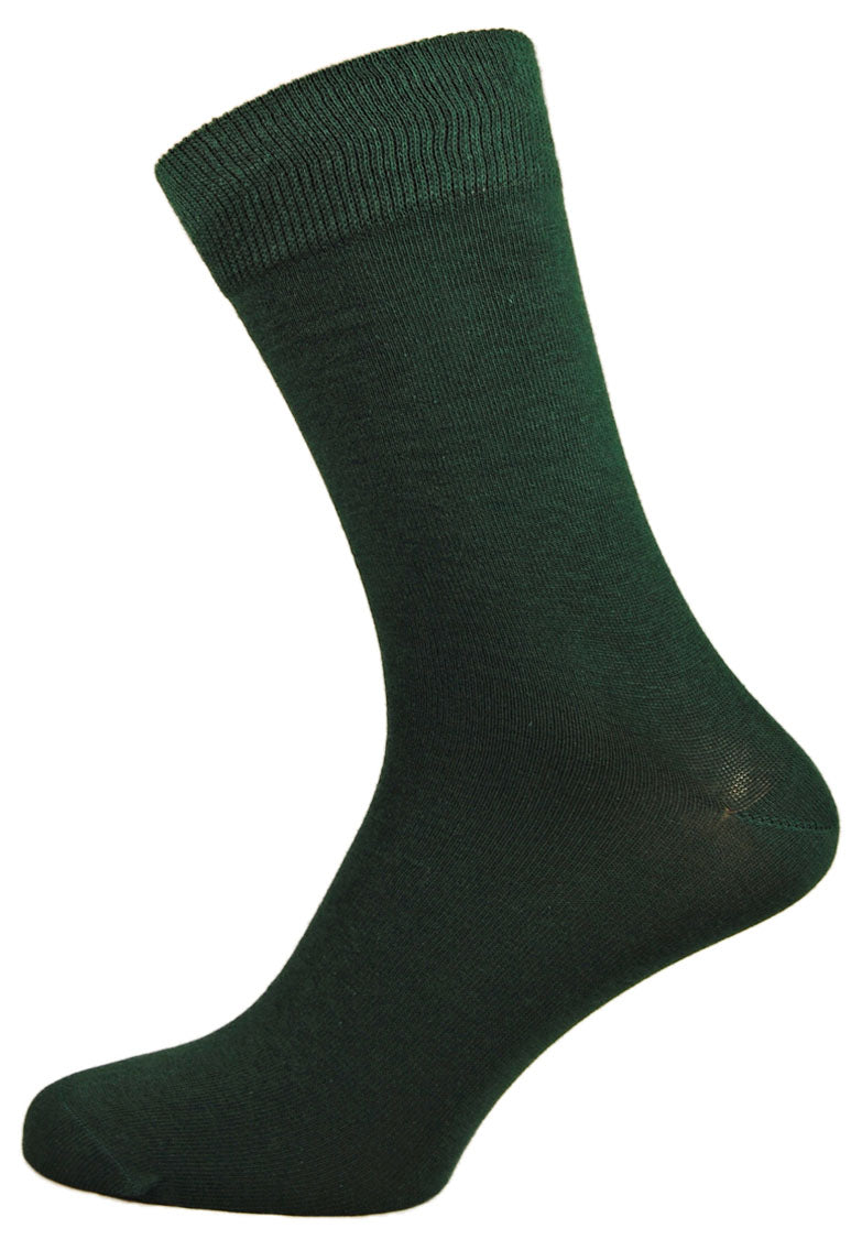 Buy Me Plain: Bottle Green - socksupermarket