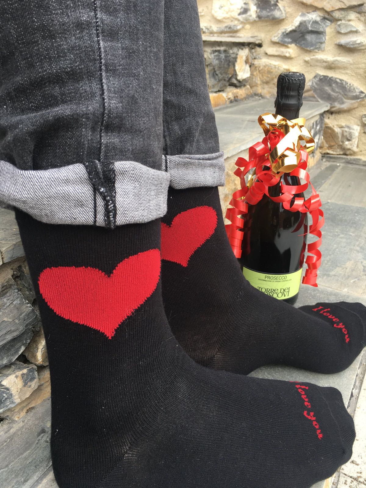 Buy Me Plain: Love Heart - socksupermarket