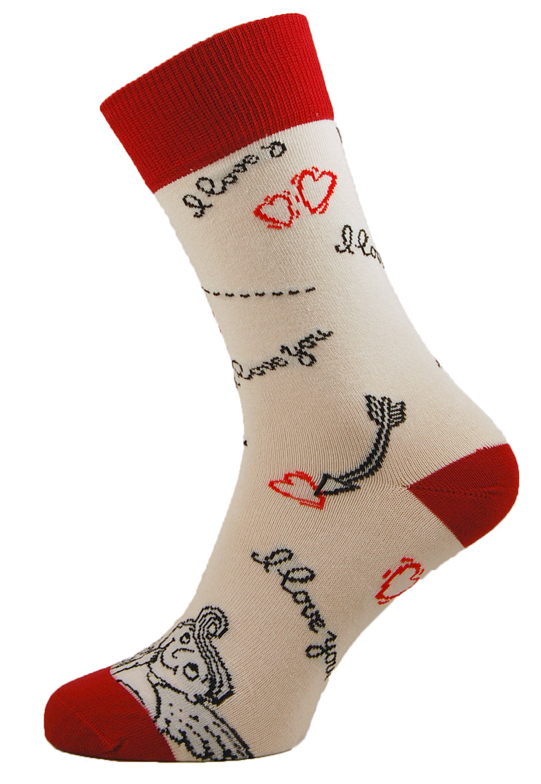 Buy Me Plain: I Love You Cherub - socksupermarket