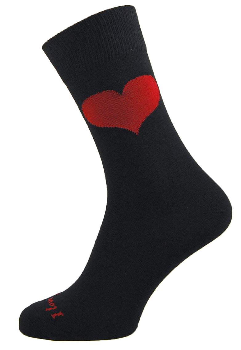 Buy Me Plain: Love Heart - socksupermarket