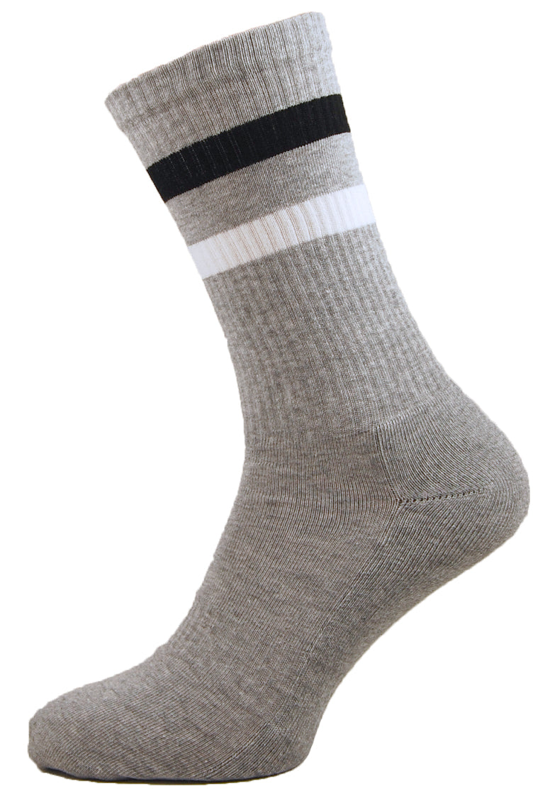 Buy Me Plain: Grey Classic Tube - socksupermarket