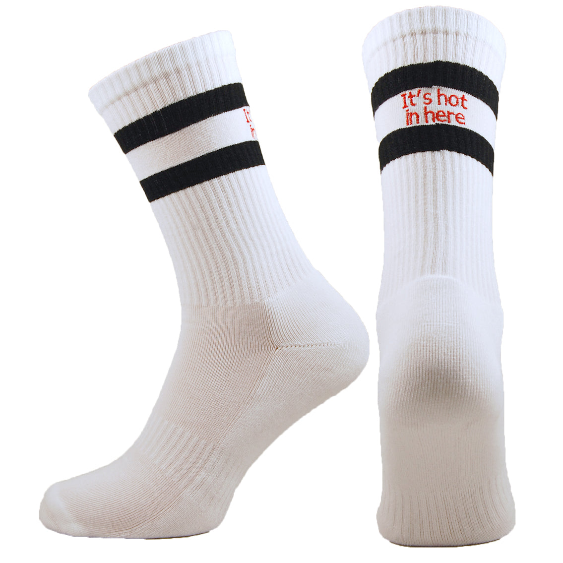 Personalise Me: White / Black Classic Tube - socksupermarket