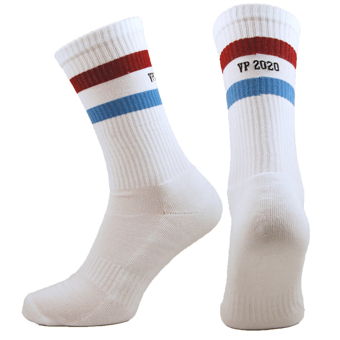 Personalise Me: White / Red / Blue Classic Tube - socksupermarket