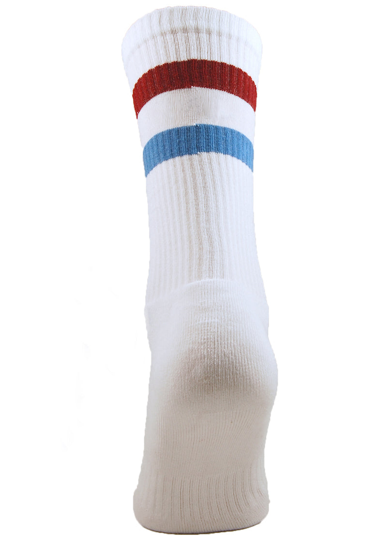 Personalise Me: White / Red / Blue Classic Tube - socksupermarket