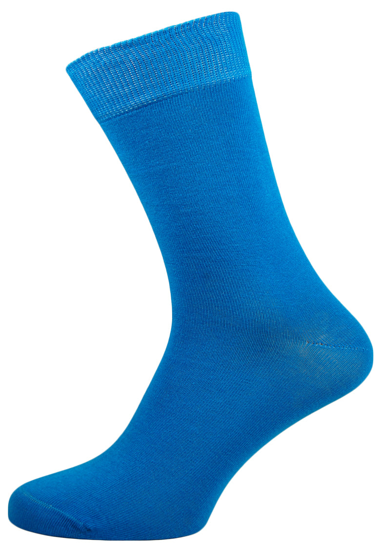 Buy Me Plain: Mediterranean Blue - socksupermarket