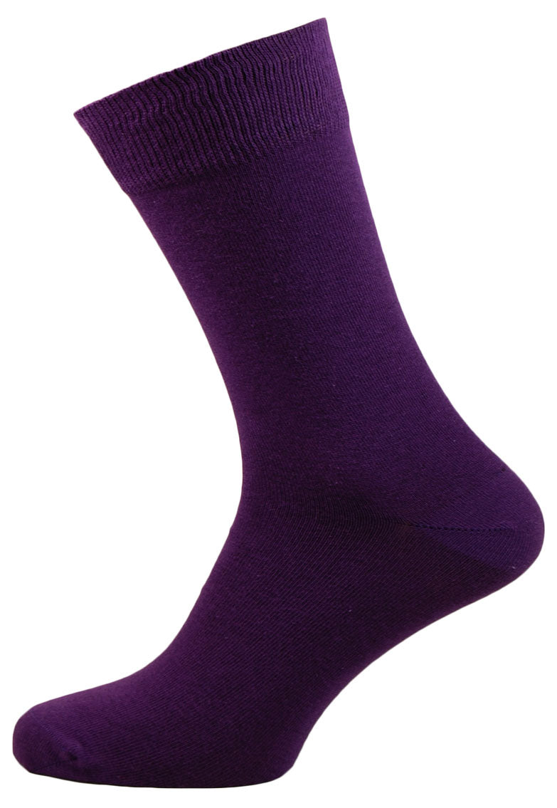 Buy Me Plain: Plum - socksupermarket