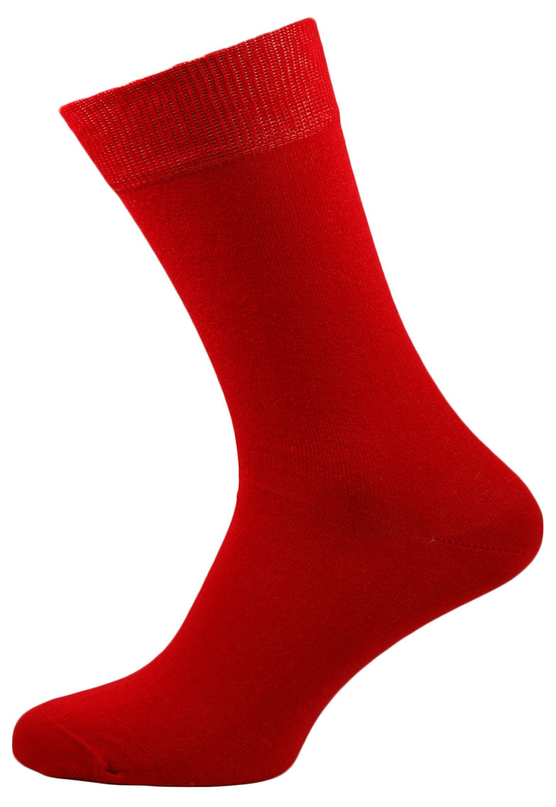 Buy Me Plain: Red - socksupermarket