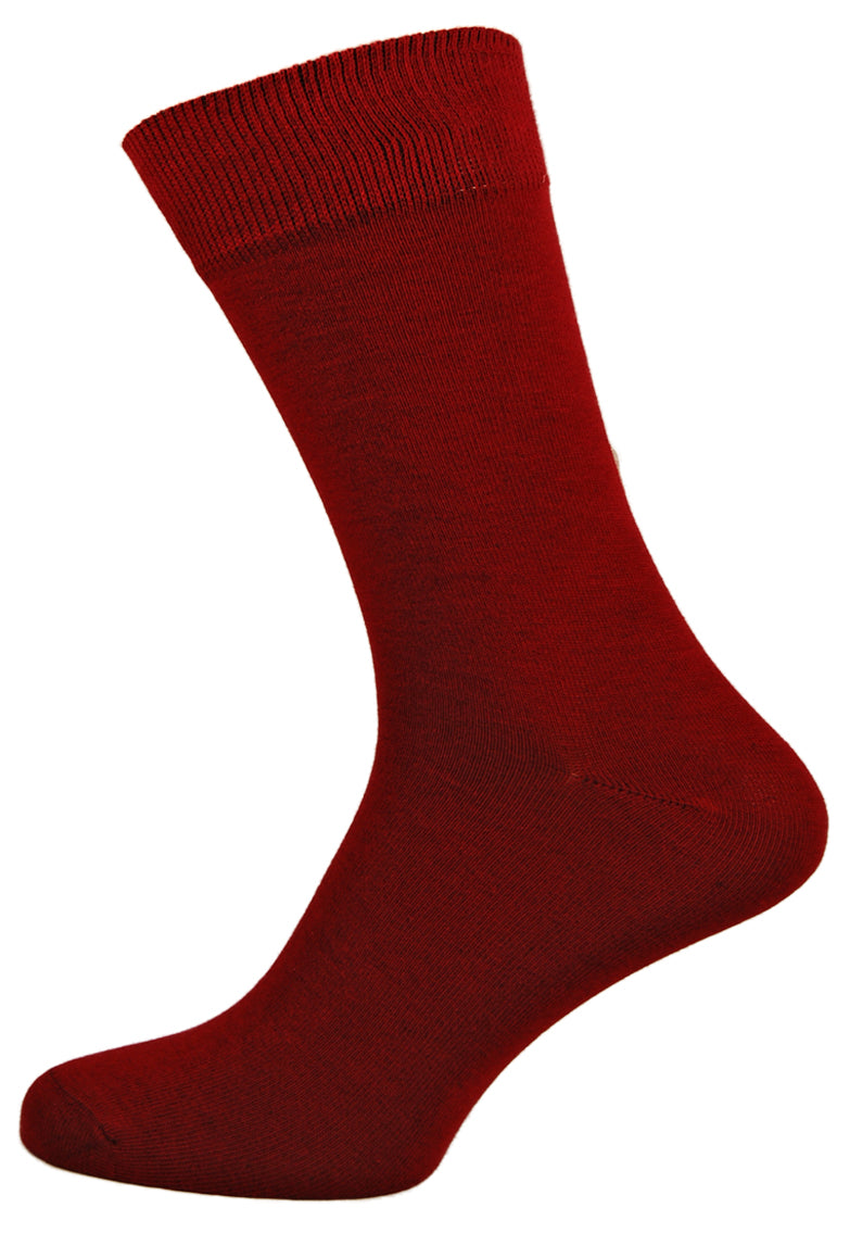 Ruby Red Cotton Socks – socksupermarket