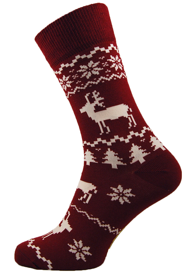 Sole Happy! Reindeer Fair Isle