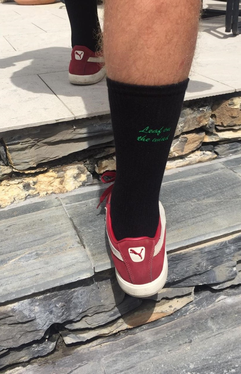 Personalise Me: Black Classic Tube - socksupermarket