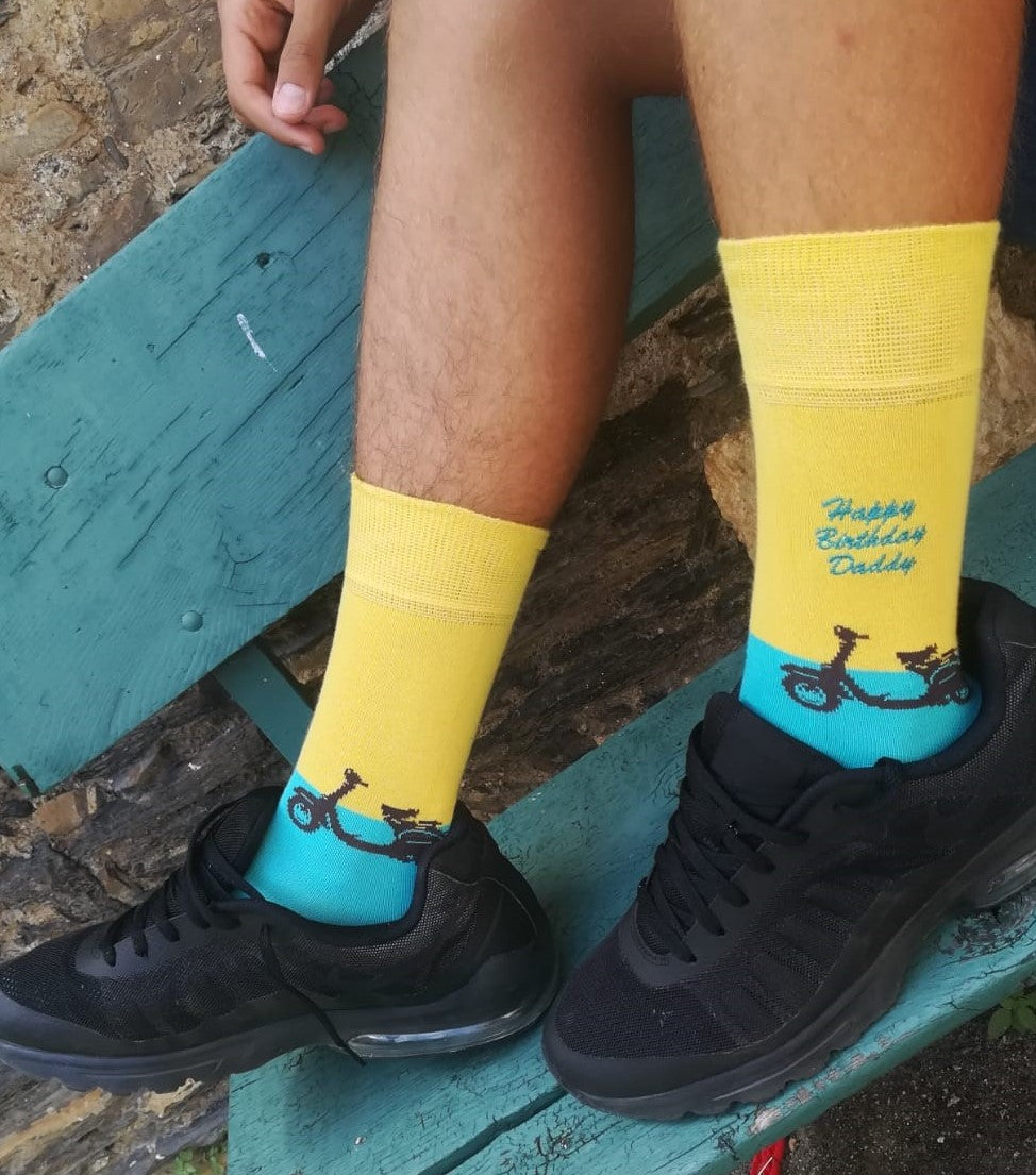 Personalise Me: Vintage Scooter - socksupermarket