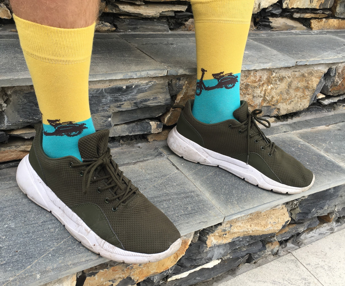 Personalise Me: Vintage Scooter - socksupermarket